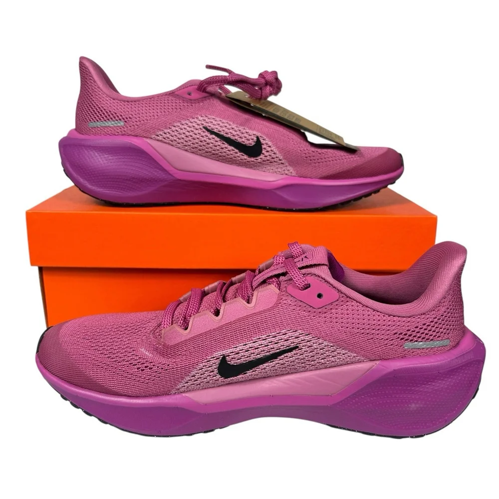 Nike Air Zoom Pegasus 41 Running Athletic Sneakers Cosmic Fuchsia Youth 5.5